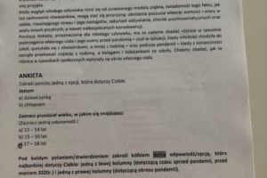 Zmiany w ocenie własnego wyglądu u młodzieży - ankieta 1