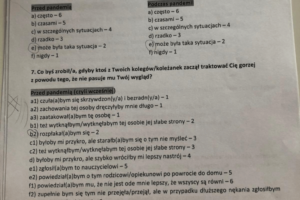 Zmiany w ocenie własnego wyglądu u młodzieży - ankieta 3