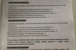 Zmiany w ocenie własnego wyglądu u młodzieży - ankieta 4