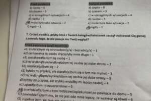 Zmiany w ocenie własnego wyglądu u młodzieży - ankieta 8